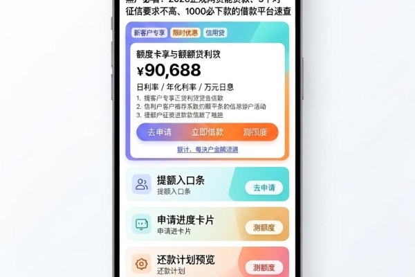 黑户必看！2026正规网贷能贷款，5个对征信要求不高、1000必下款的借款平台速查