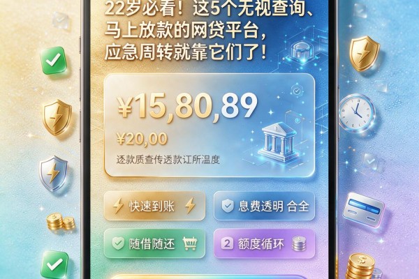 22岁必看！这5个无视查询、马上放款的网贷平台，应急周转就靠它们了