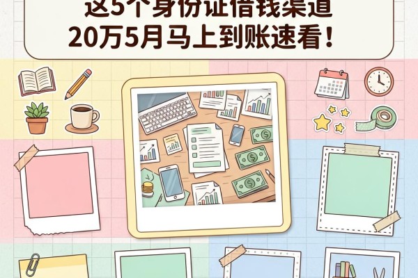 芝麻信用可以申请什么贷款?这5个身份证借钱渠道20万5月马上到账速看!