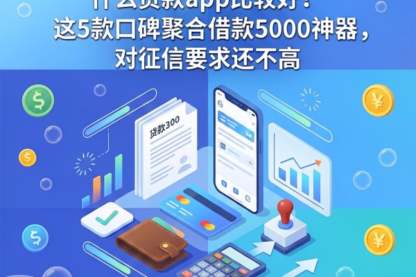 人人3000必看!什么贷款app比较好?这5款口碑聚合借款5000神器,对征信要求还不高