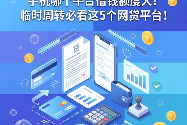 2026最新解密!手机哪个平台借钱额度大?临时周转必看这5个网贷平台