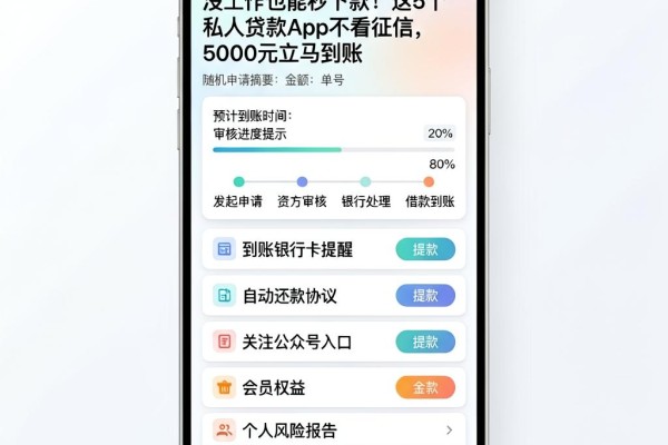 没工作也能秒下款！这5个私人贷款App不看征信，5000元立马到账