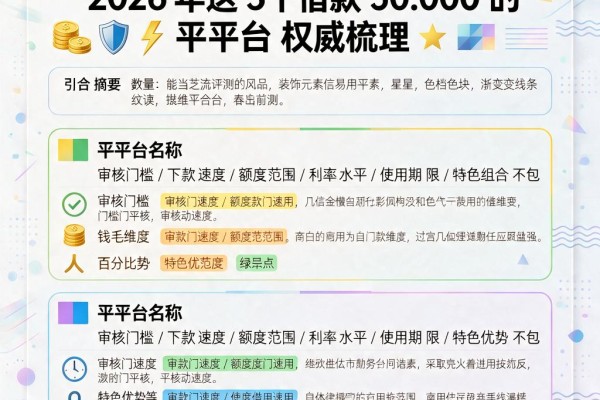 芝麻信用596分能贷款吗?2026年这5个借款50000的平台权威梳理
