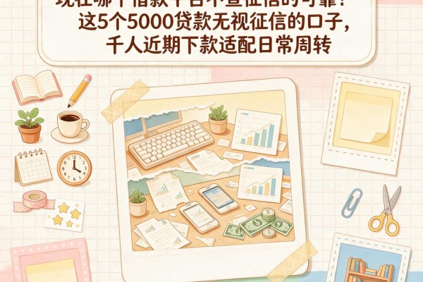 2026年最新实测:现在哪个借款平台不查征信的可靠?这5个5000贷款无视征信的口子,千人近期下款适配日常周转