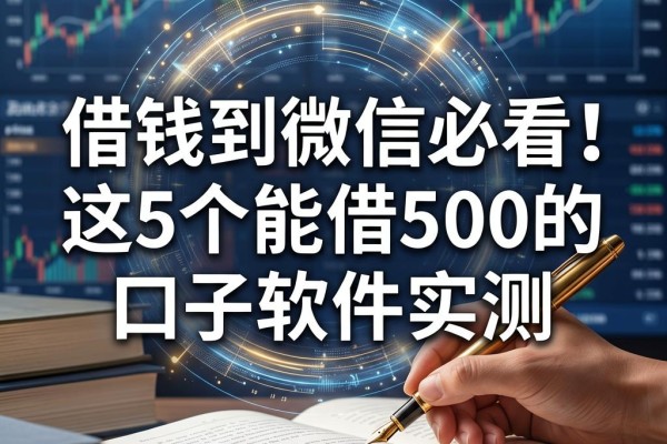 苹果手机借钱到微信必看!这5个能借500的口子软件实测
