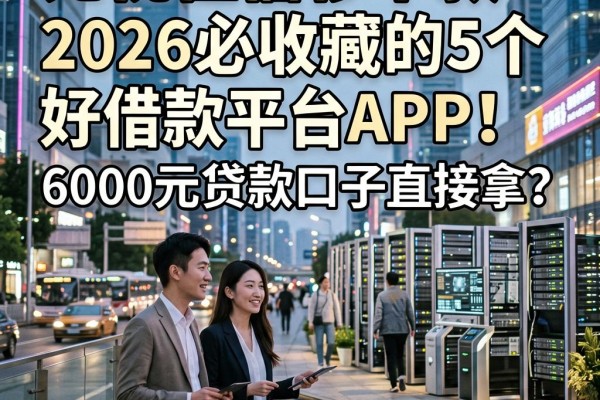 无视征信秒下款！2026必收藏的5个好借款平台APP，6000元贷款口子直接拿