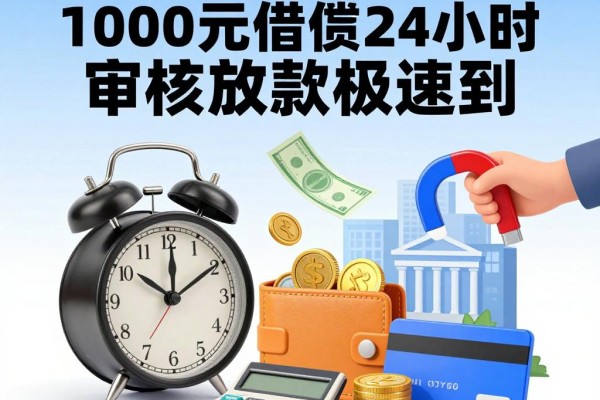 秒批到账!2026年这5个平台,1000元借款24小时审核放款极速到!
