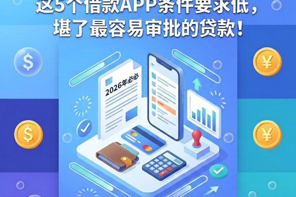 2026年必看!这5个借款APP条件要求低,堪称最容易审批的贷款