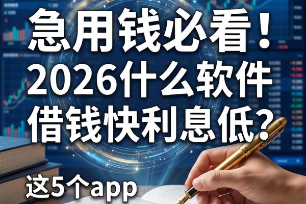 急用钱必看!2026什么软件借钱快利息低?这5个app到账秒贷款亲测有效