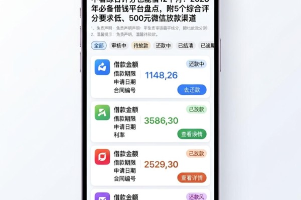 不看综合评分也能借12个月!2026年必备借钱平台盘点,附5个综合评分要求低、500元微信放款渠道