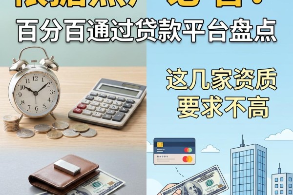 黑户必看!利息低、百分百通过贷款平台盘点,这几家资质要求不高,临时周转超好下款