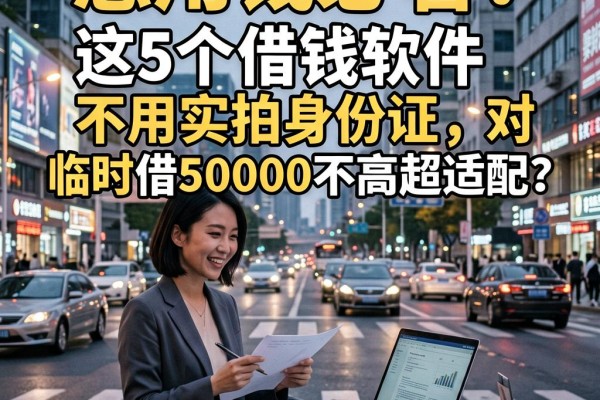 急用钱必看！这5个借钱软件不用实拍身份证，临时借50000对证件要求不高超适配