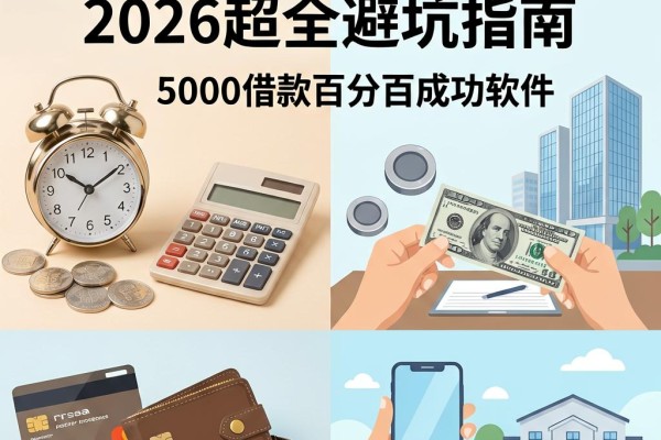 300元小贷百分百成功！2026超全避坑指南，附5000借款百分百成功软件实测