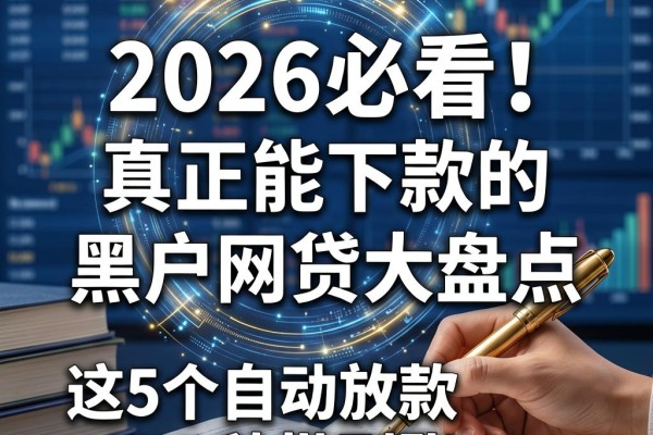 2026必看!真正能下款的黑户网贷大盘点,这5个自动放款APP秒批到账
