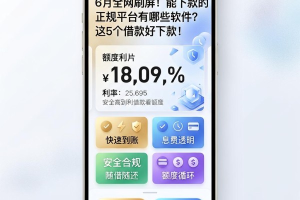 6月全网刷屏！能下款的正规平台有哪些软件？这5个借款好下款