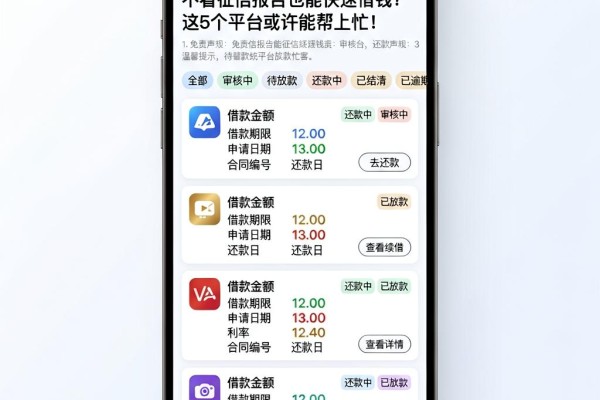 不看征信报告也能快速借钱?这5个平台或许能帮上忙!