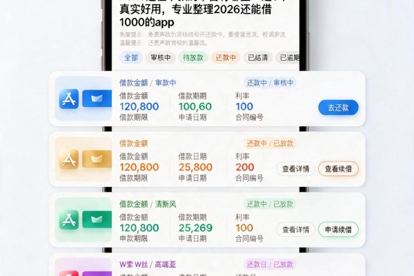 2026还在下款的平台有哪些？这5个真实好用，专业整理2026还能借1000的app