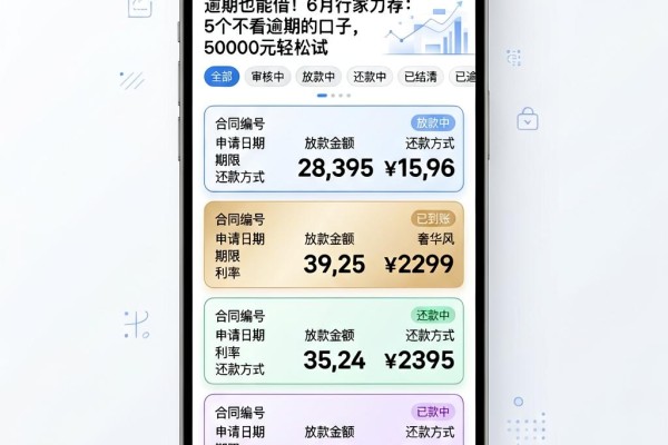 逾期也能借！6月行家力荐：5个不看逾期的口子，50000元轻松试