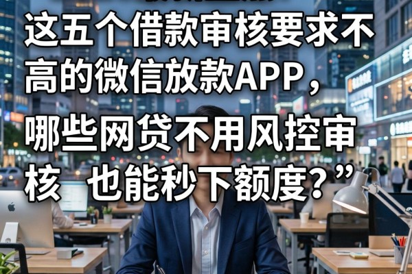 2026最新盘点!这五个借款审核要求不高的微信放款APP,哪些网贷不用风控审核也能秒下额度?
