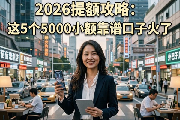 不查任何记录的网贷平台2026提额攻略:这5个5000小额靠谱口子火了