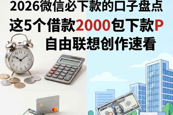 无视大数据!2026微信必下款的口子盘点,这5个借款2000包下款APP速看