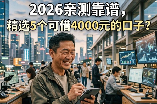 有三次逾期也能贷款!2026亲测靠谱,精选5个可借4000元的口子