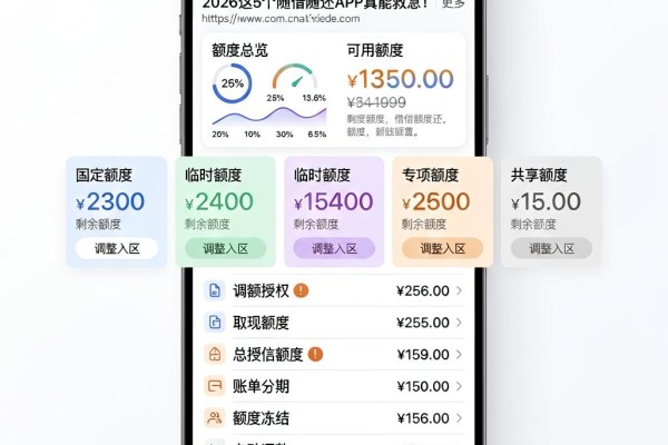 借钱快逾期了怕影响芝麻分？2026这5个随借随还APP真能救急！