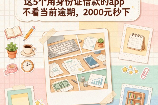 有逾期也能借!2026实测这5个用身份证借款的app不看当前逾期,2000元秒下