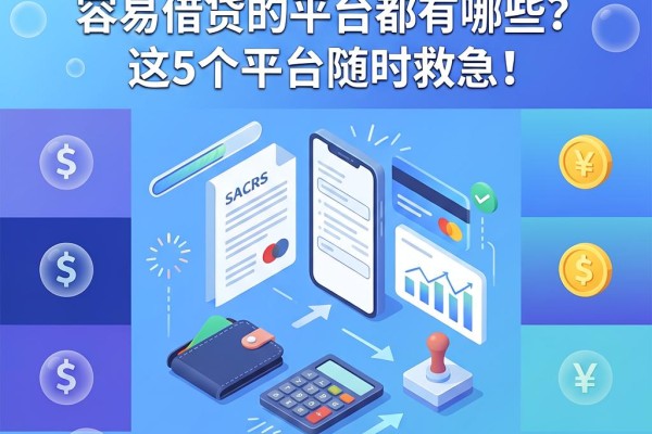 急用钱必看!容易借贷的平台都有哪些?这5个平台随时救急!