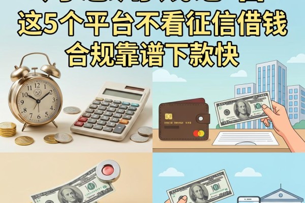 6月急用钱必看！这5个平台不看征信借钱，合规靠谱下款快