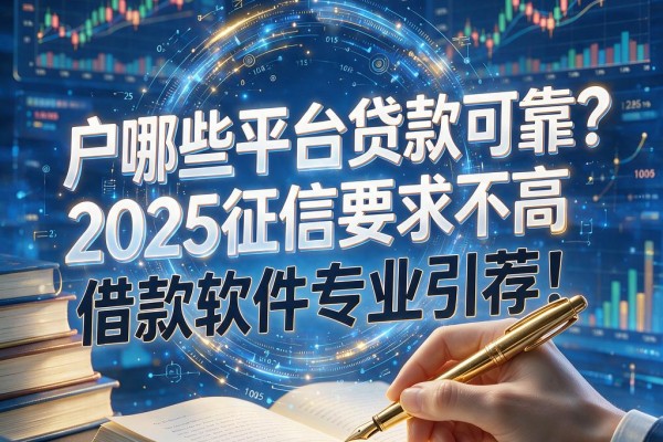 黑户哪些平台贷款可靠?2025征信要求不高的借款软件专业引荐!