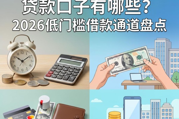 微信不上征信的贷款口子有哪些？2026低门槛借款通道盘点，这5个4000元要求不高的口子速看