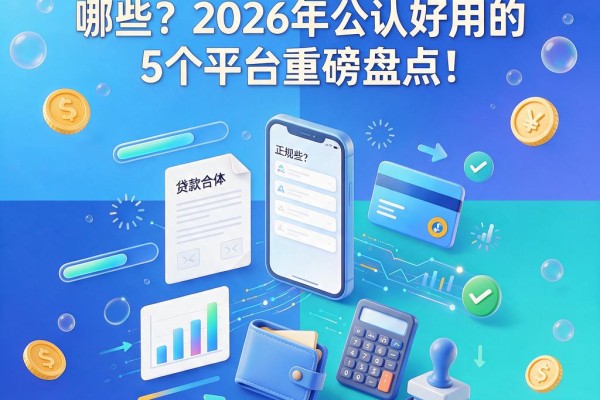 正规借20万5年软件有哪些？2026年公认好用的5个平台重磅盘点！
