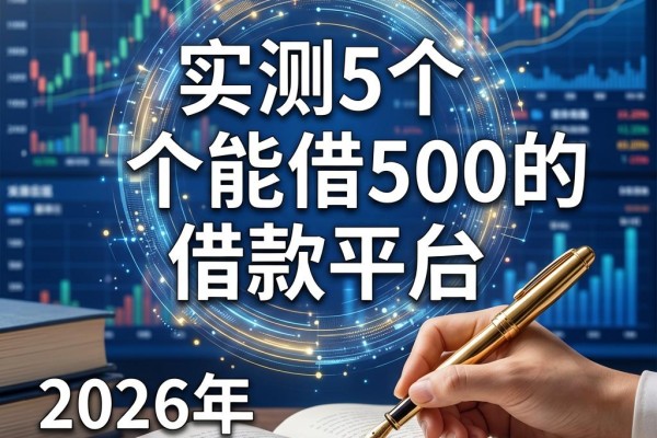 实测5个能借500的借款平台,2026年最新秒下款软件推荐