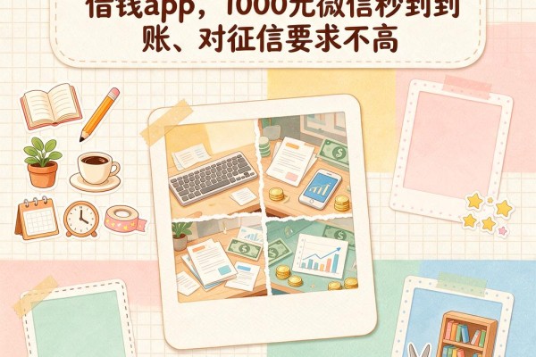 黑户必看!这5个容易放款的借钱App,1000元微信秒到账、对征信要求不高