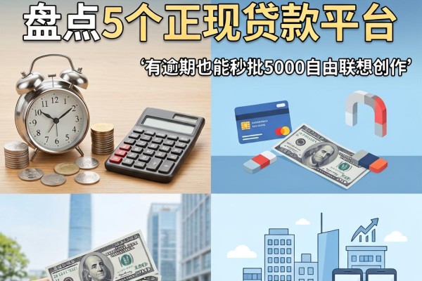 征信花了也能借!盘点5个正规贷款平台,有逾期也能秒批5000