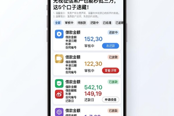 无视征信黑户也能秒批三万,这5个口子速藏!