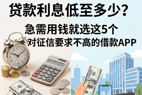 不上征信的贷款利息低至多少?急需用钱就选这5个对征信要求不高的借款APP,轻松借到4500