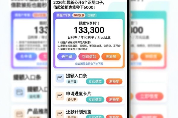 急用钱必看!网贷被拒哪里还能借到钱?2026年最新公开5个正规口子,借款被拒也能秒下6000