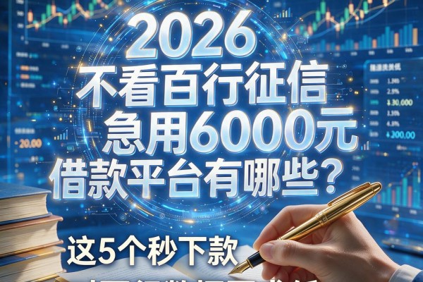 不看百行征信的借款平台有哪些?2026急用6000元,这5个秒下款APP对百行数据要求低
