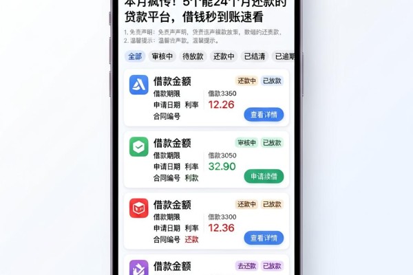 本月疯传!5个能24个月还款的贷款平台,借钱秒到账速看