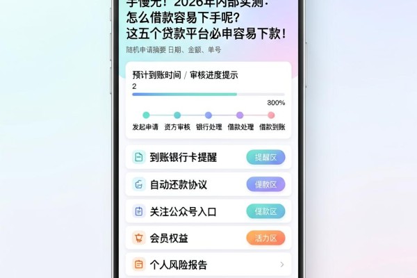 手慢无!2026年内部实测:怎么借款容易下手呢?这五个贷款平台必申容易下款