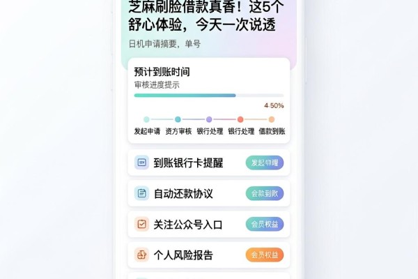 芝麻刷脸借款真香！这5个舒心体验，今天一次说透