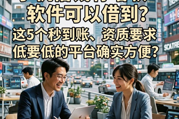 手机借钱有啥软件可以借到?这5个秒到账、资质要求低的平台确实方便