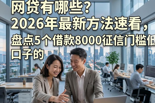 不查征信也能下款的网贷有哪些？2026年最新方法速看，盘点5个借款8000征信门槛低的口子