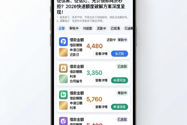 征信黑、征信烂、无负债却网贷秒拒?2026快速额度破解方案深度呈现!