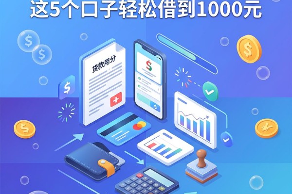 芝麻信用分550也能借钱！这5个口子轻松借到1000元