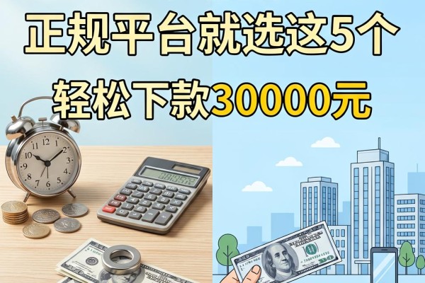 2026年最新整理!最容易借钱的正规平台就选这5个,轻松下款30000元