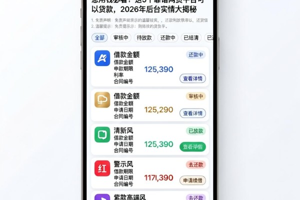 急用钱必看！这5个靠谱网贷平台可以贷款，2026年后台实情大揭秘