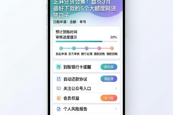 芝麻分贷合集!盘点3月最好下款的5个大额度网贷口子